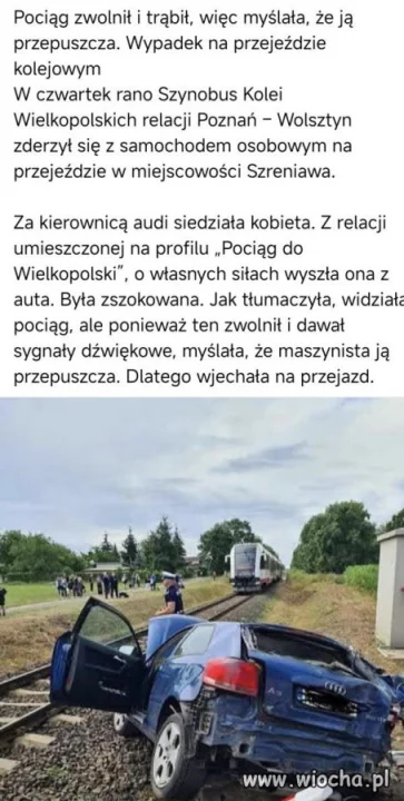 Blondynka za kierownicą.