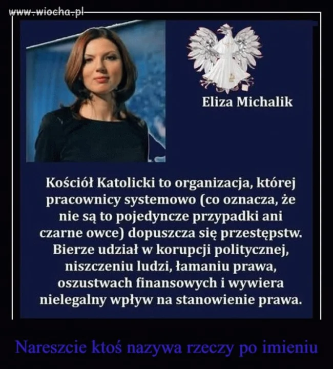 Eliza o kościele katolickim