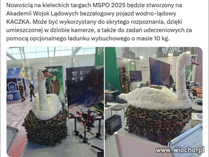 Dron wodno - lądowy Balbina.