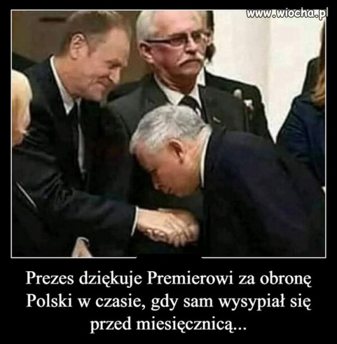 Nareszcie troche kultury w polskiej polityce...