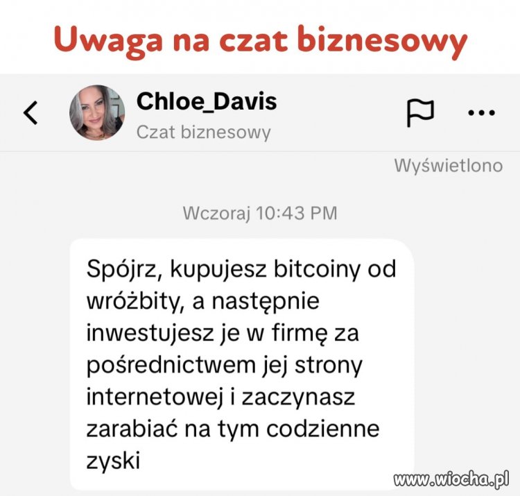 Czat biznesowy na TikToku