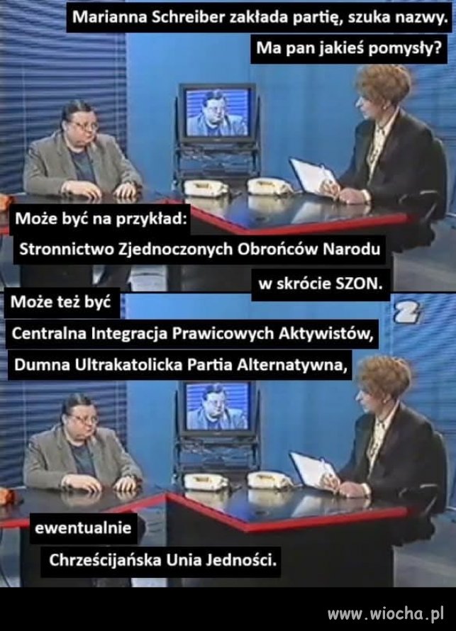 Pomagamy Mariannie wybrać najlepszą nazwę jej partii 