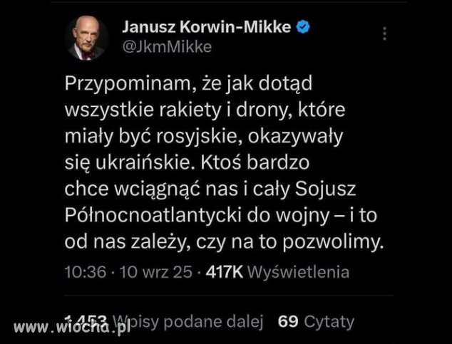 Januszu Ryszardowiczu Mikke !