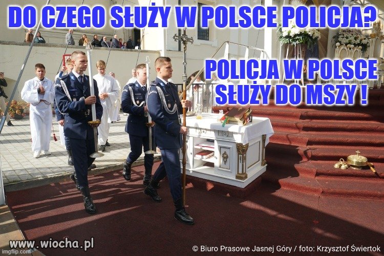 Do Częstochowy zjechały  setki policjantów
