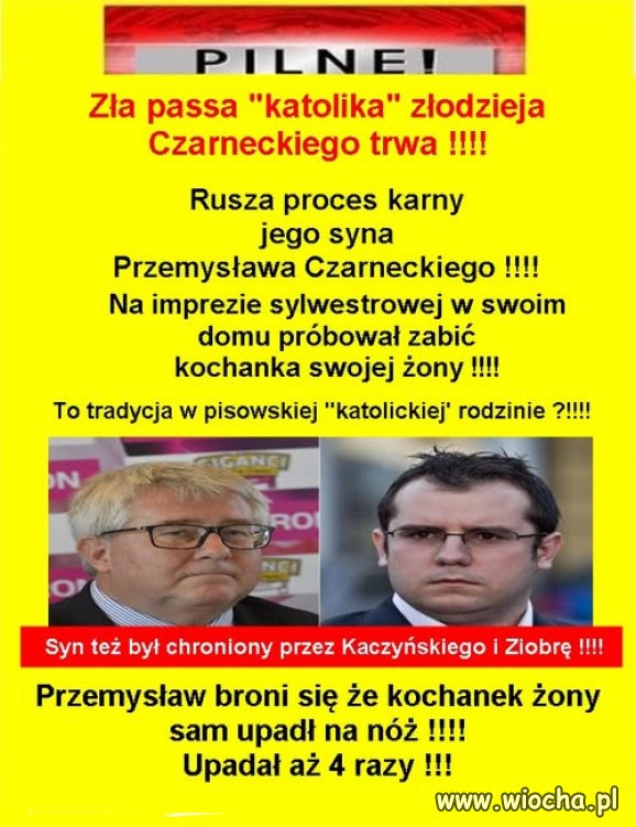 Zacna pisowska rodzina! W PiS sami tacy...