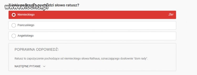 Z cyklu quizy na Onet