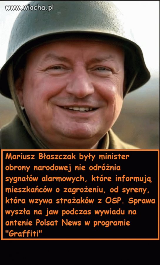 To był minister obrony narodowej