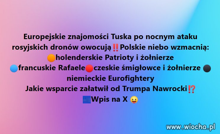 Tak dla porównania ...