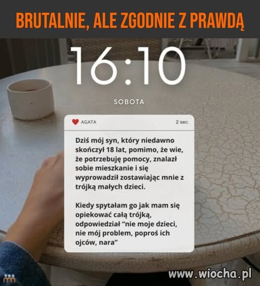 Pewnie on się zajmował rodzeństwem ...