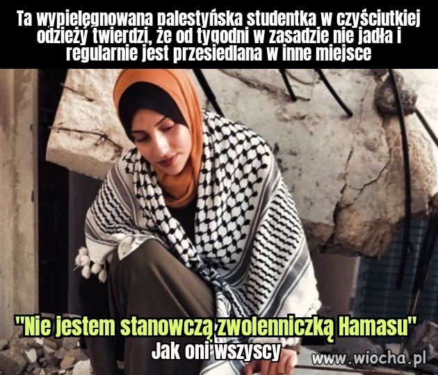 Typowa nie stanowcza zwolenniczka terrorystów 