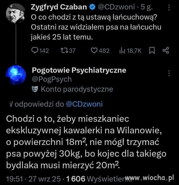 Wolność dla szczekających czworonogów