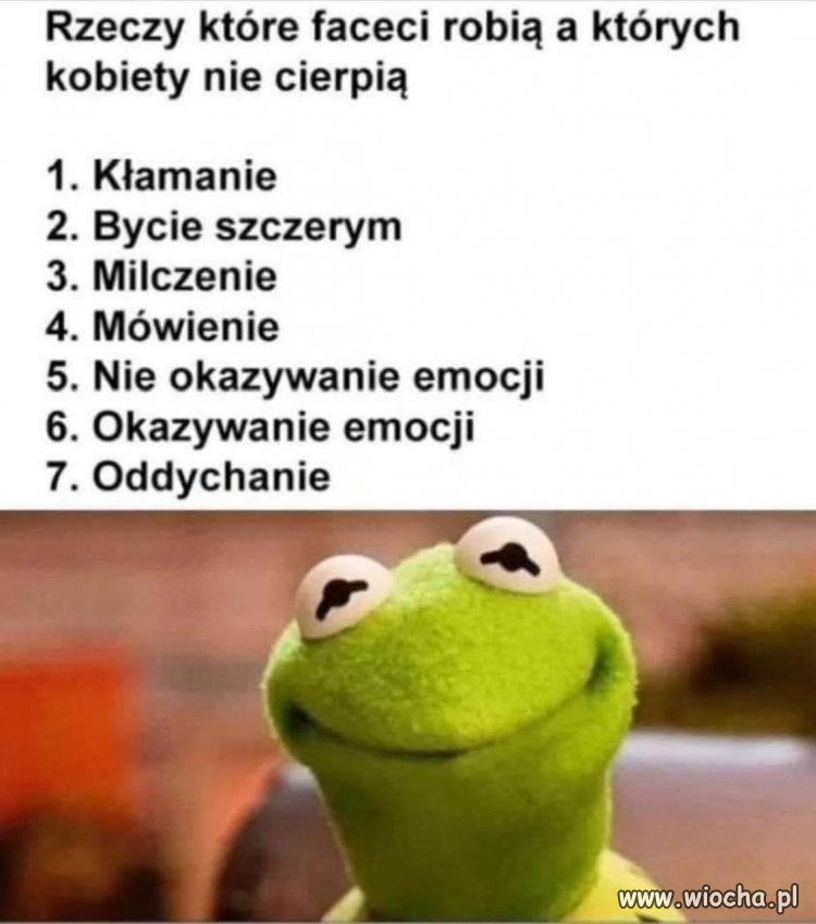 Facet nie ma lekko?
