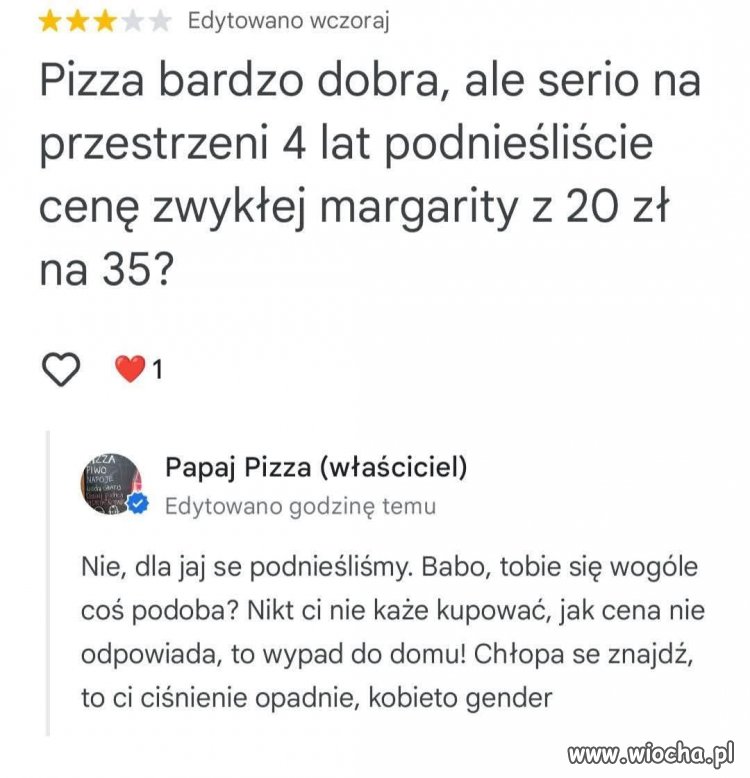 Pizzeria i opinie 