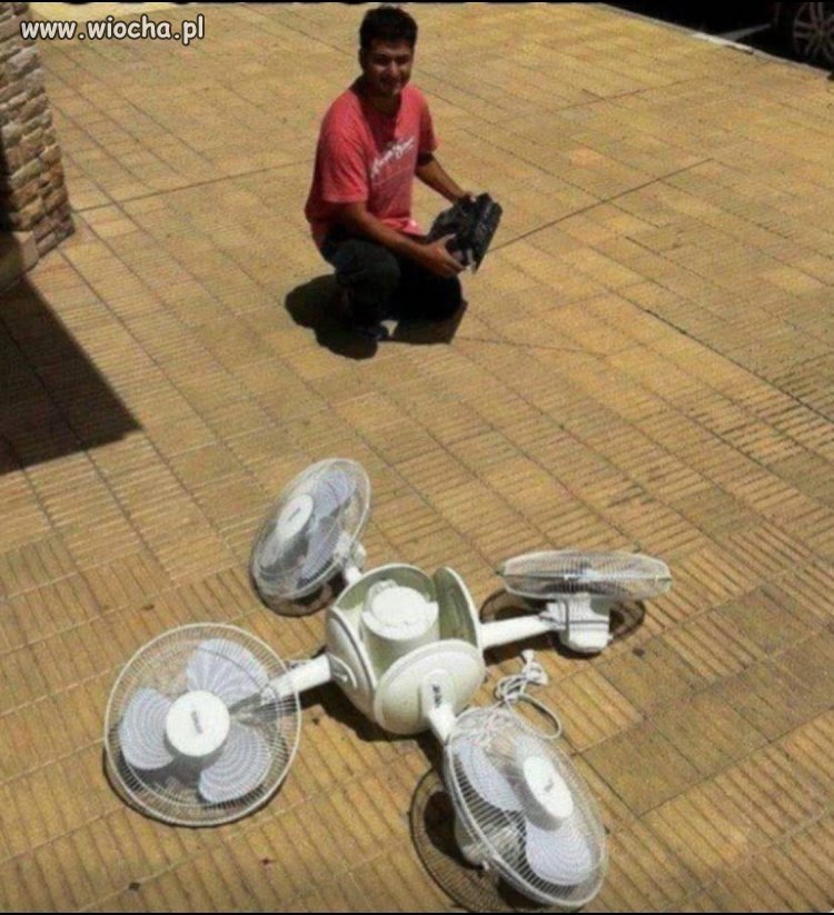 Dron chłodząco-bojowy ???
