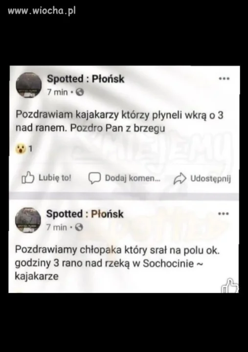 Pozdrowienia z Płońska.