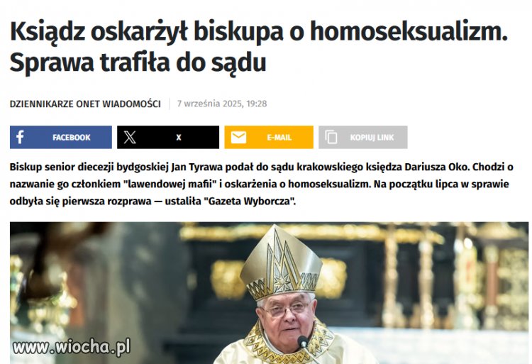 Brat w kapłaństwie pozwał brata.