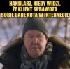 Tylko Janusz sprawdza nowego Passata od Niemca.