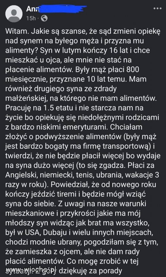 Adwokat? Nieee? lepiej zapytać ciocię Grażynę z grupy.