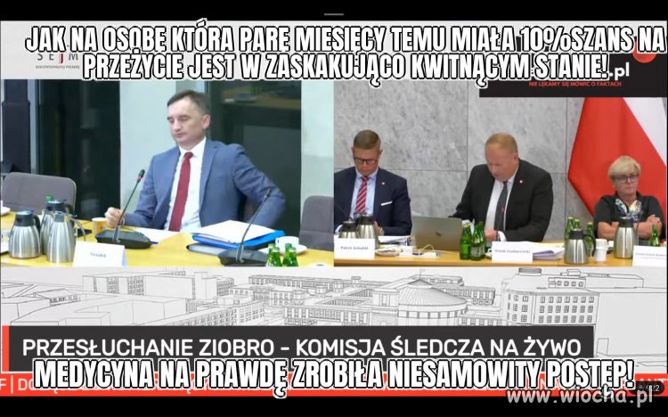 Ziobro idealnie sie nadaje na reklamę ...