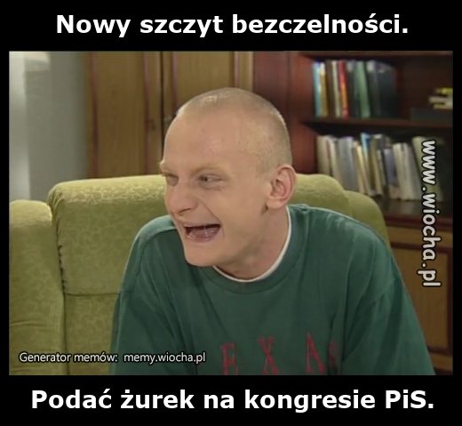 Nowy szczyt bezczelności.