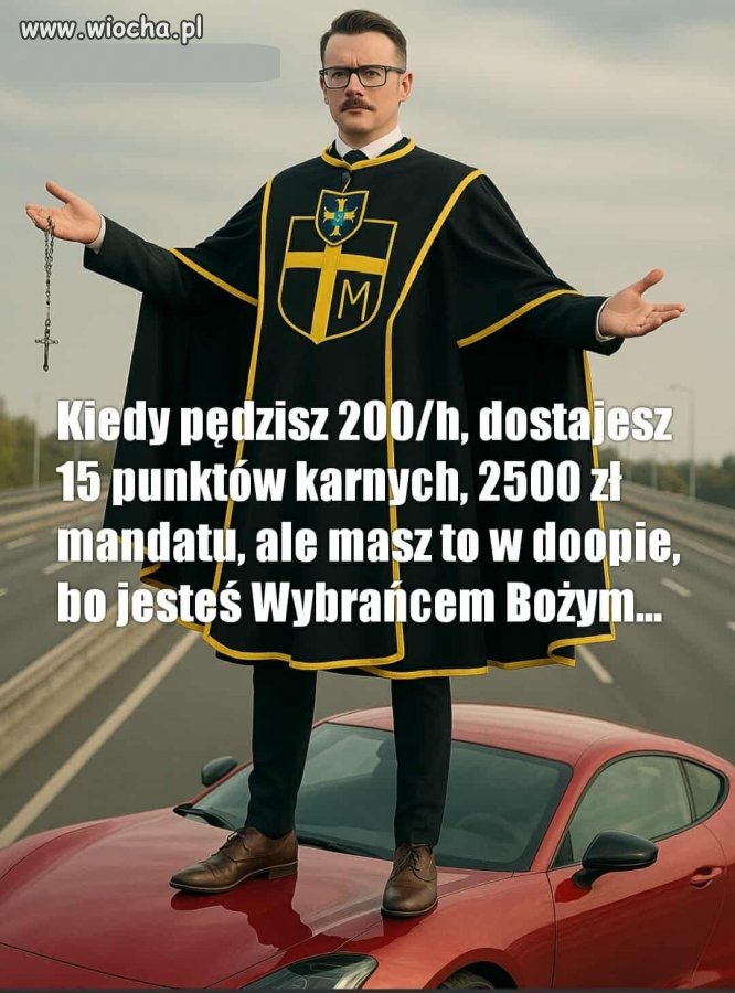 To wina tempomatu. Pochodzi z jakiejś niemieckiej 