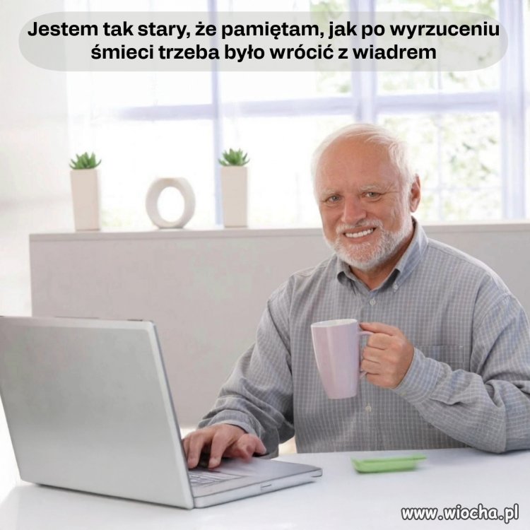 Wyrzucanie śmieci kiedyś