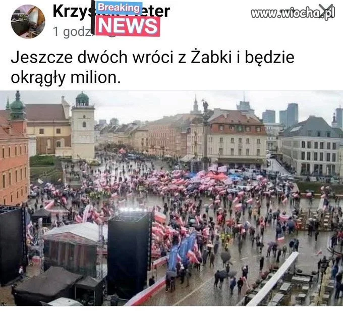 Kaczyński umie w demonstracje...
