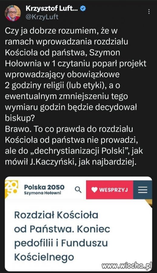 Wielkie dzięki Panie hołownia 