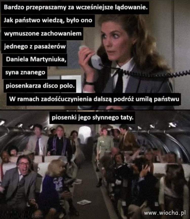 Lot z Malagi do Warszawy