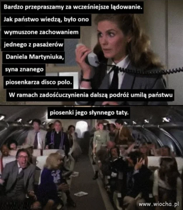 Lot z Malagi do Warszawy