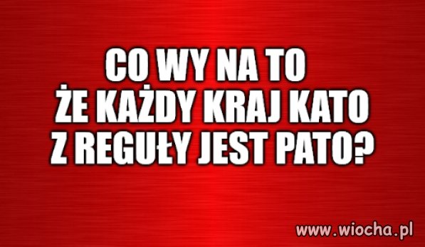 Kaprawym okiem ateisty patrząc ...