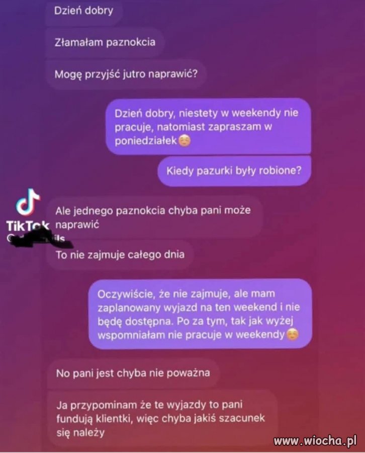 Ale,że my się składamy na pazy robione za 800+