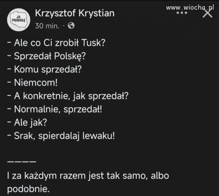 Tusk sprzedał Polskę