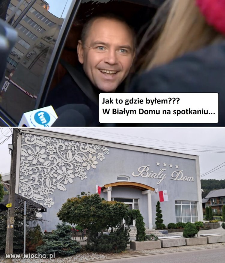 Z Trumpem i Piłsudskim gadałem