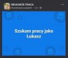 Szuka pracy jako Łukasz
