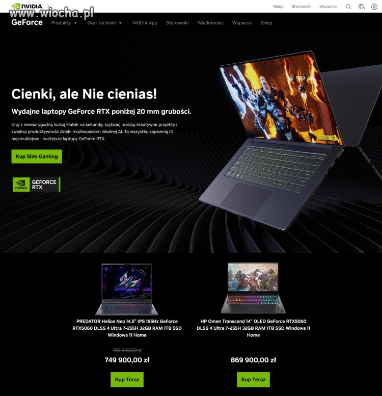 Trochę drogie te laptopy.