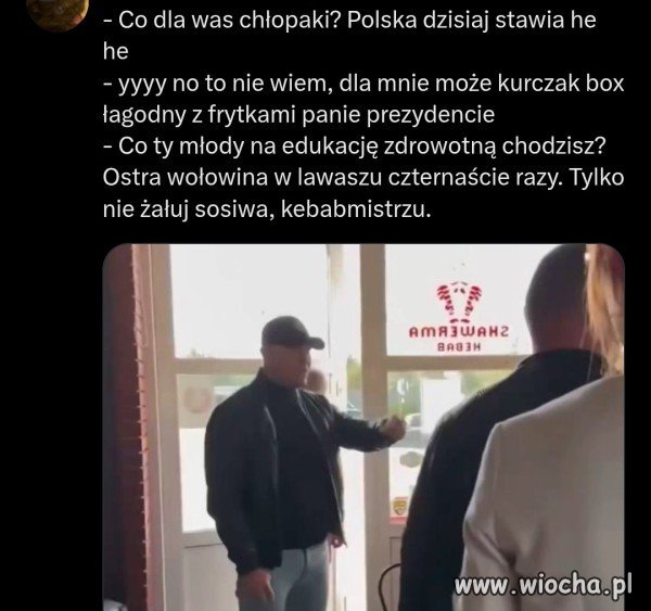 Kebab z Prezydentem.