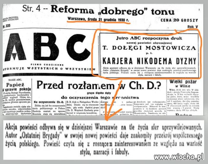 Historia lubi sie powtarzac...wspolczesnie!