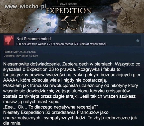 I takie recenzję to ja szanuje 