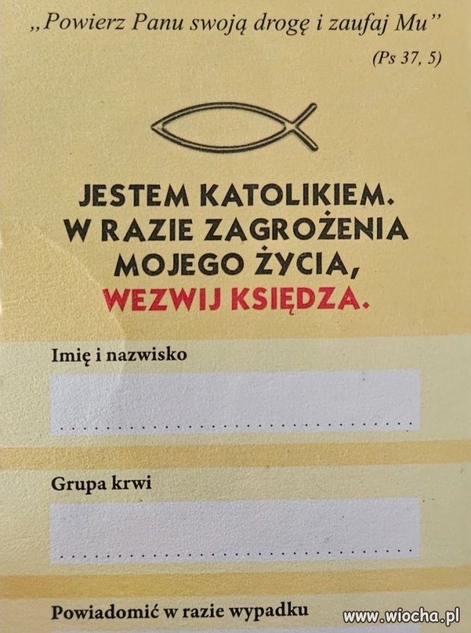 Jestem katolikiem 