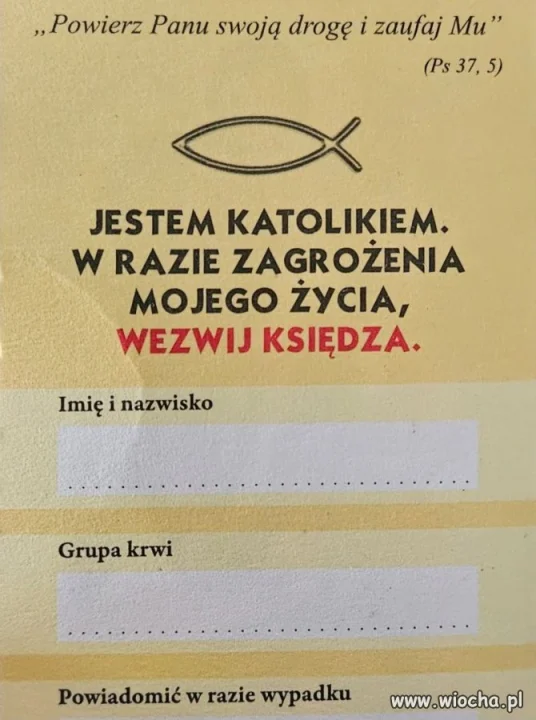 Jestem katolikiem 