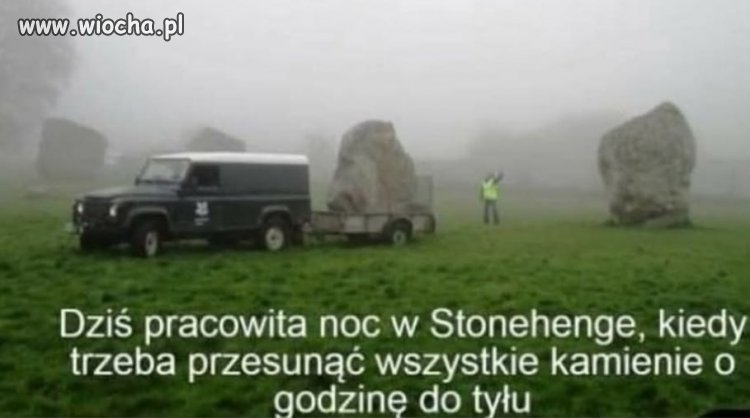 Zmiana czasu ? wersja kamienna