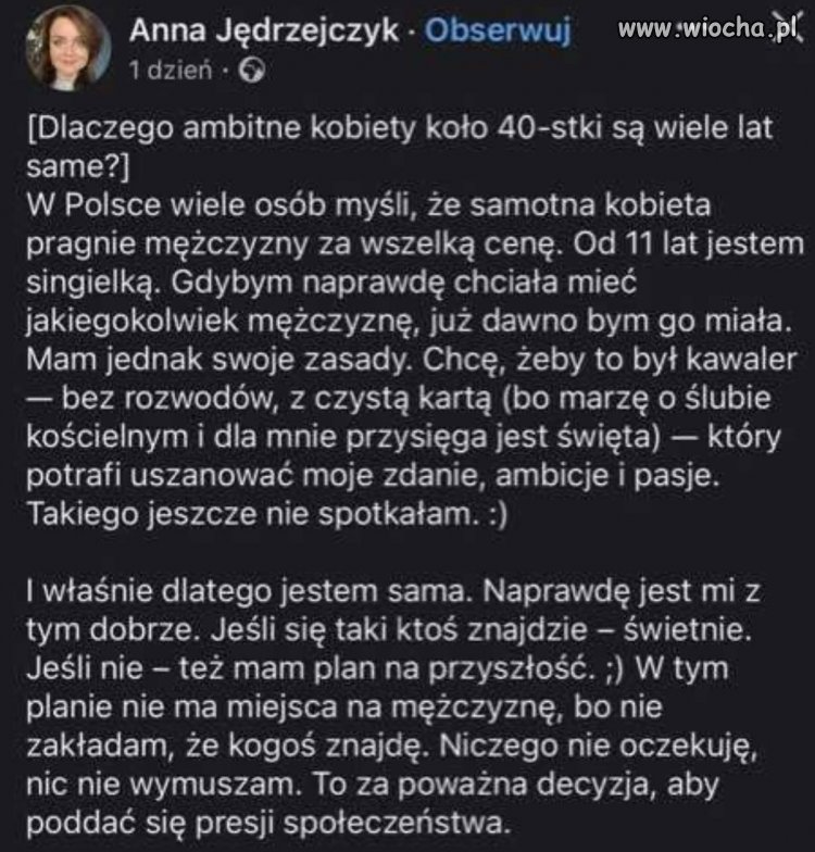 Silna, niezależna i? trochę znudzona