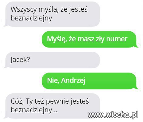 Cóż taka pomyłka 