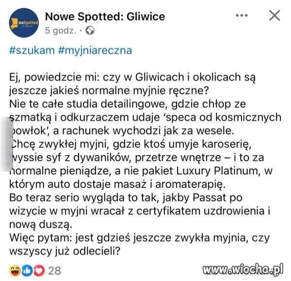 Ej widział kto myjnię?