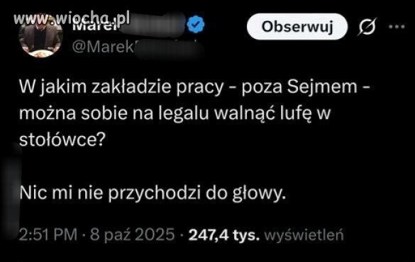 I tak tylko zapytam 