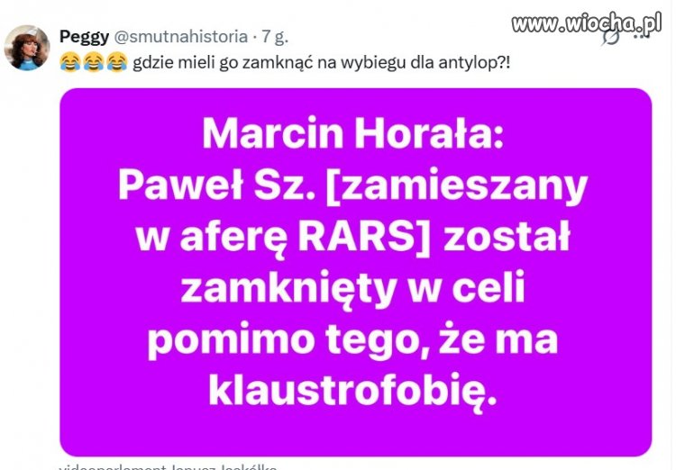 Oni wszyscy mają klaustrofobię (lęk przed zamknięciem przez prokuratora) lub rozszerzający się Alzheimer 