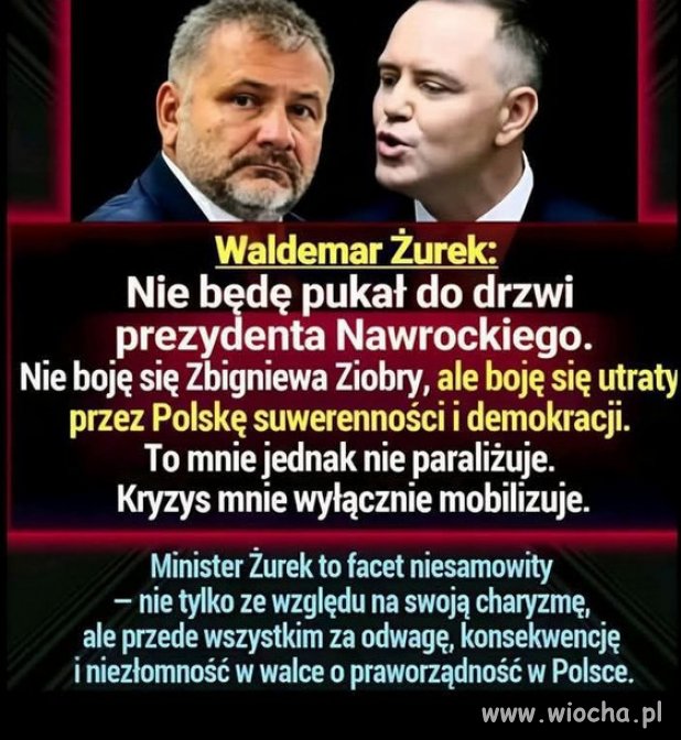 BRAWO PANIE MINISTRZE ŻUREK! Postrach PiSu!