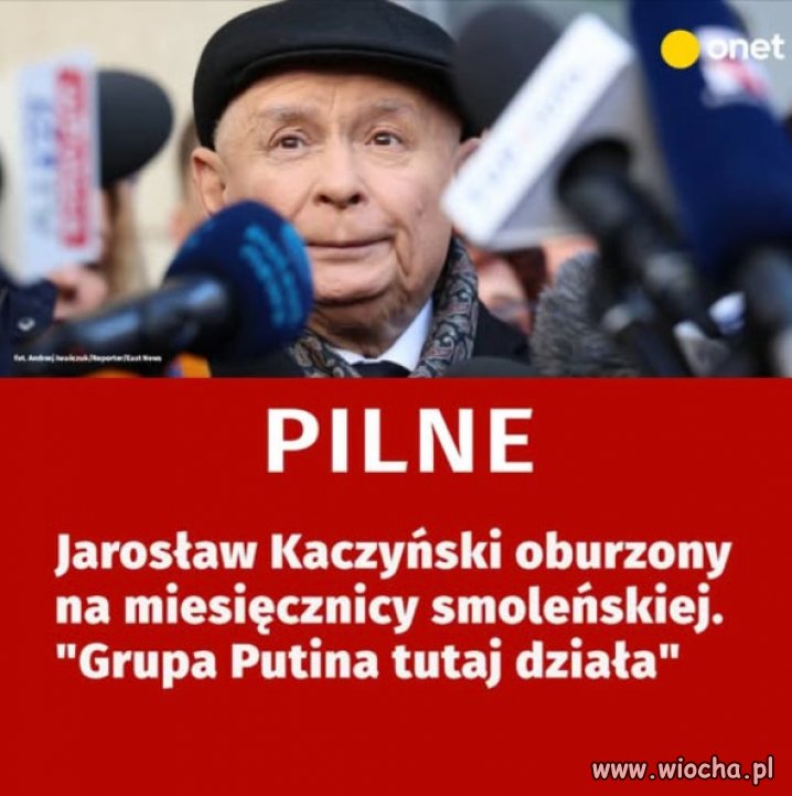 Wreszcie się przyznał. Grupa Putina, pod przewodem Jarosława K.