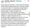 No ciekawe co miał w tym 